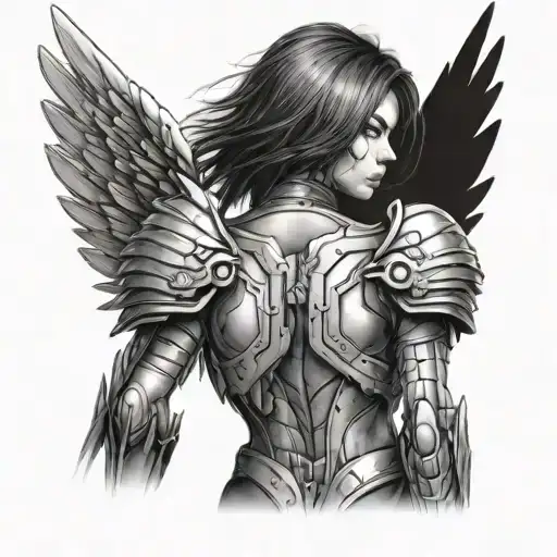 Large Battle Angel Back