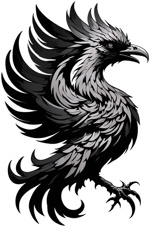 Phoenix Filigran Symbol Formed