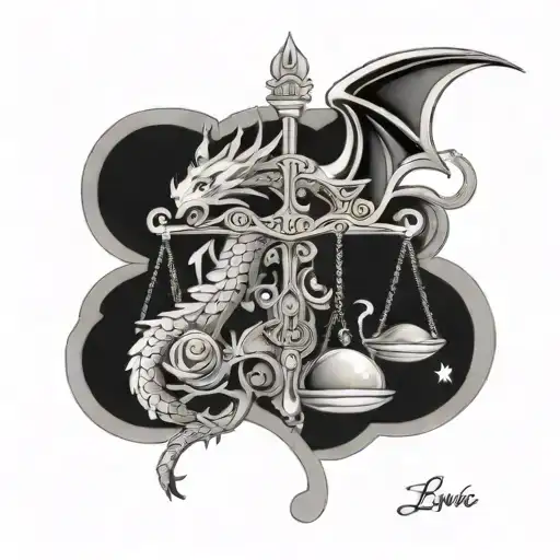 Libra Zodiac Sign And Dragon