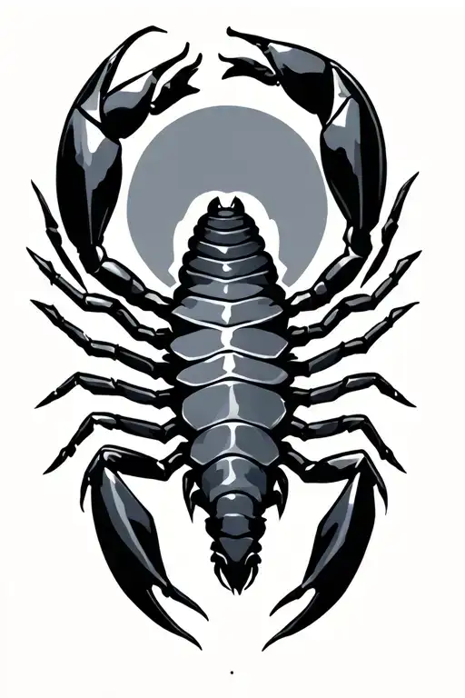 Scorpion Geo Symteric Shapes