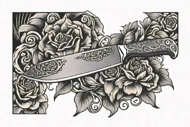 Chef Knife With Sobriety