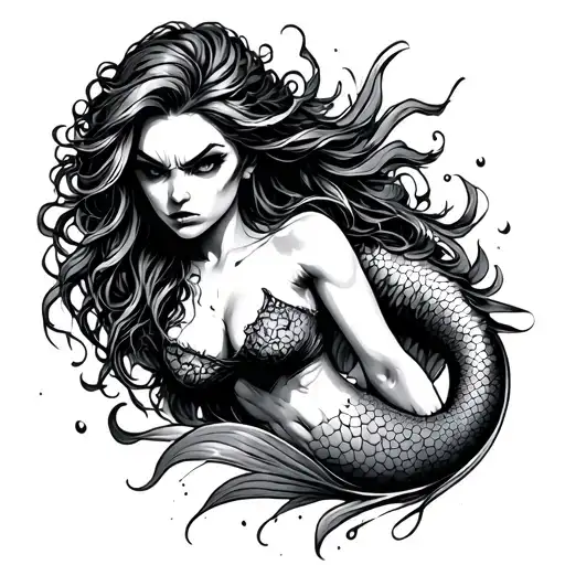Angry Mermaid