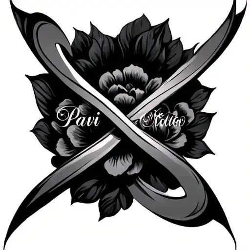 Infinity Symbol With Name Pavi