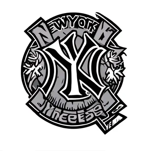 New York Yankees Logo X Anime