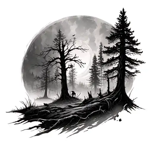Add Dead Forest Scene