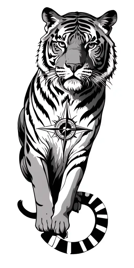 Bergen Tiger Compass Road Through It