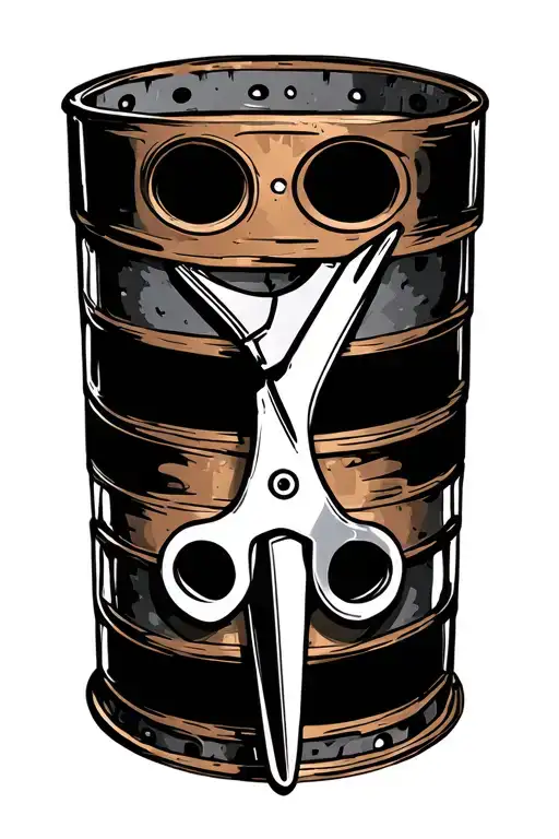 Film Reel And Scissors Cutting