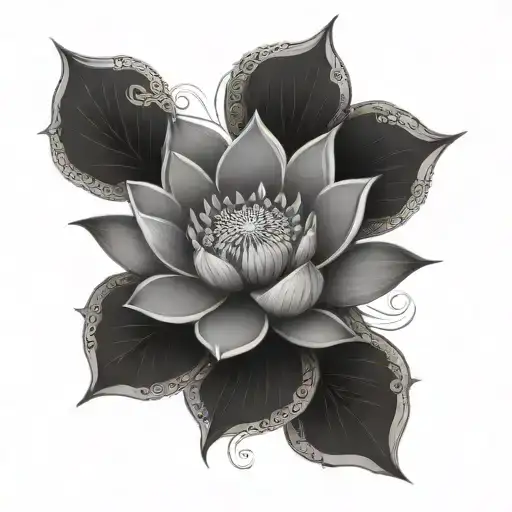 Lotus Flower And Mandala
