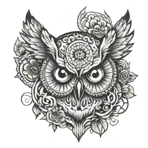 Owl Sugarskull Sharingan Eye