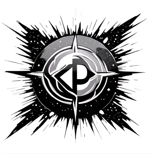 Xrp Symbol Blasting Off In The Far Reaches Of The Universe