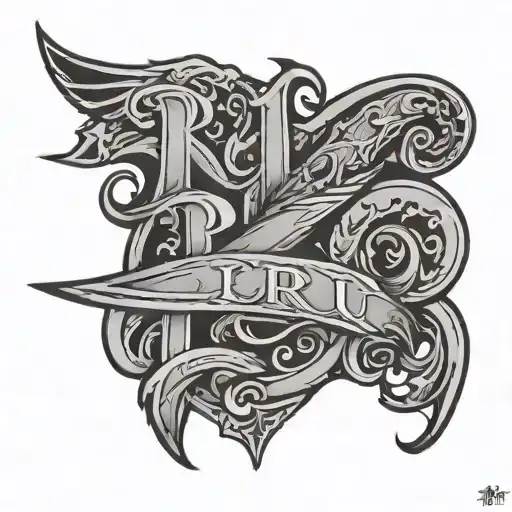 Lettering Ruru