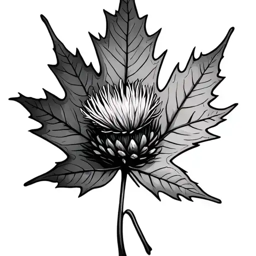 Maple Leaf And Thistle