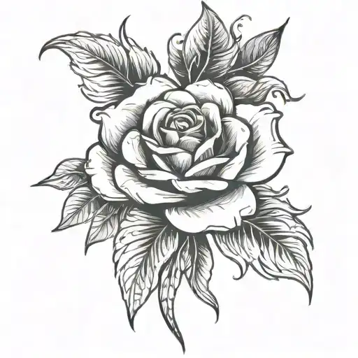 Free Spirit With A Rose