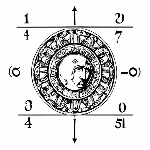 Create A Tattoo In The Roman Greek Still Symbolizes Home Where These Coordinates Are Installed 50