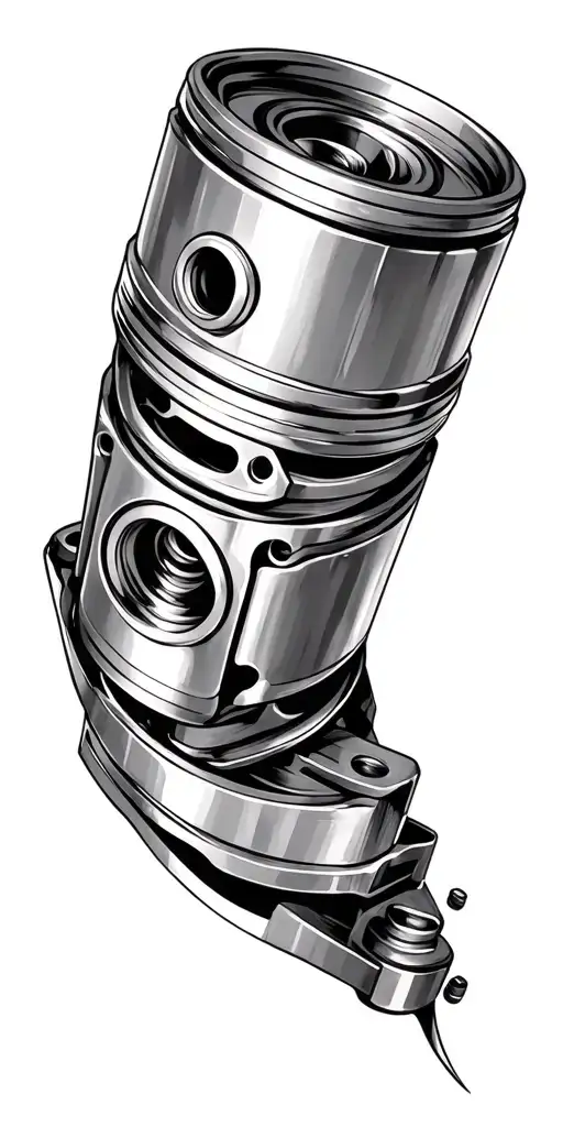 Piston And Cylinder Resting