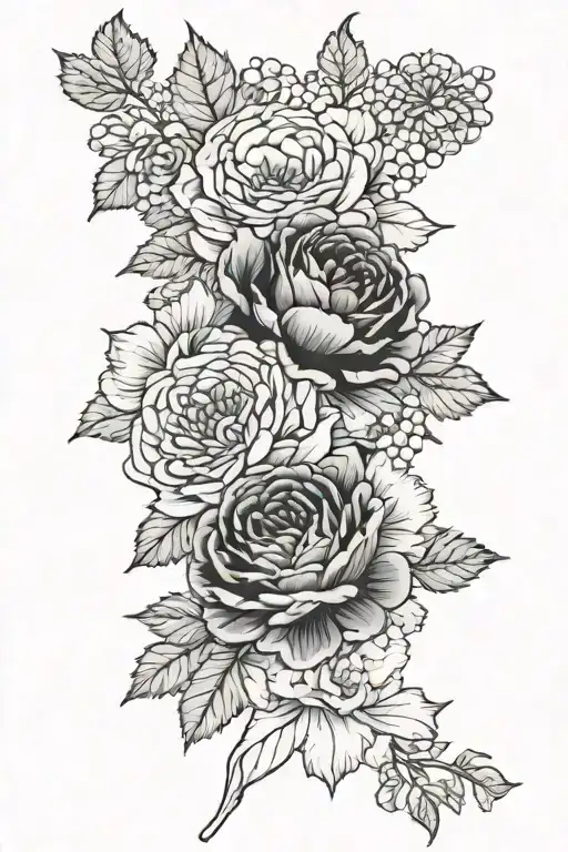 Rose Carnation Chrysanthemum Poppy Flowers