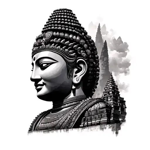 Angkor What Behind A Portrait