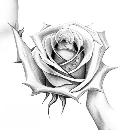 Rose With A Bloody Hand