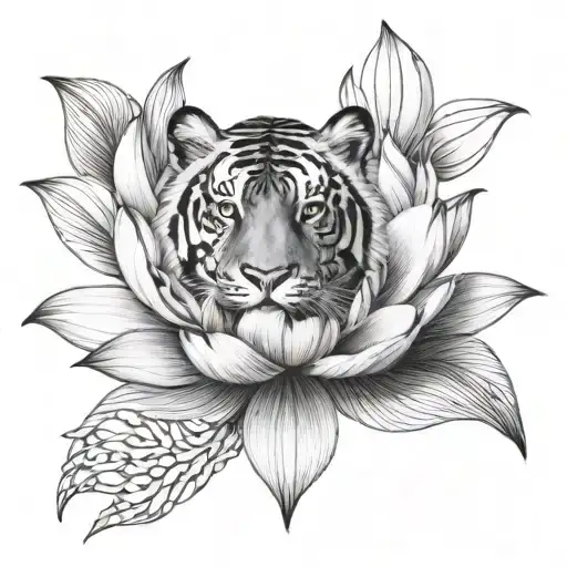 Tiger Lotus Flower