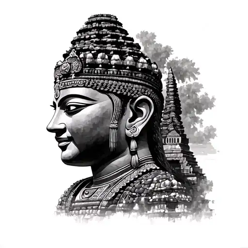 Angkor What Behind A Portrait