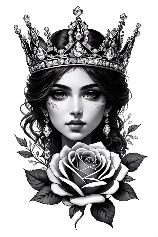 Pai Mae Rose Crown And Diamonds