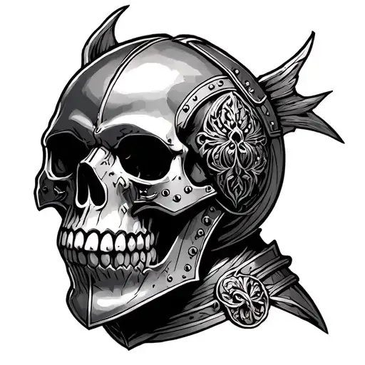 Medieval Armor Skull