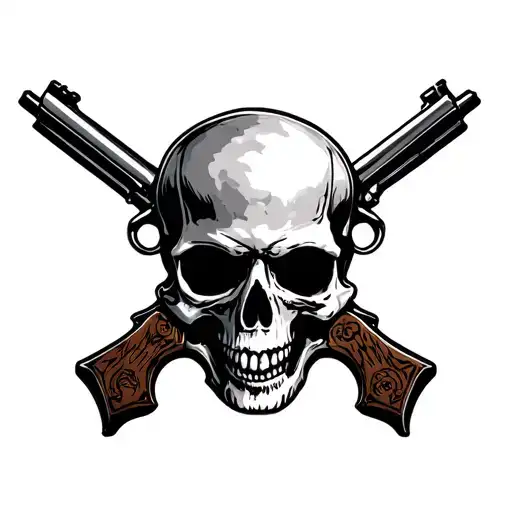 Skull Guns Texas Texas Texas