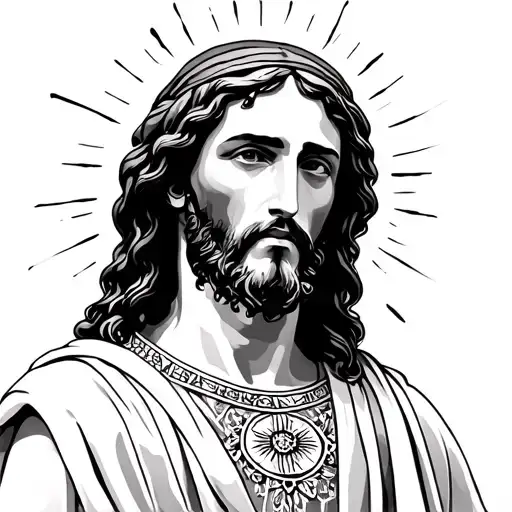 Jesus Christ In The Desert