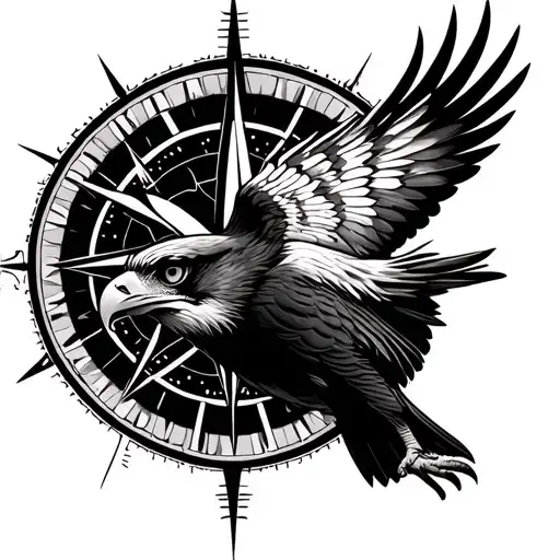 Hawk Over A Neural Compass And Traces