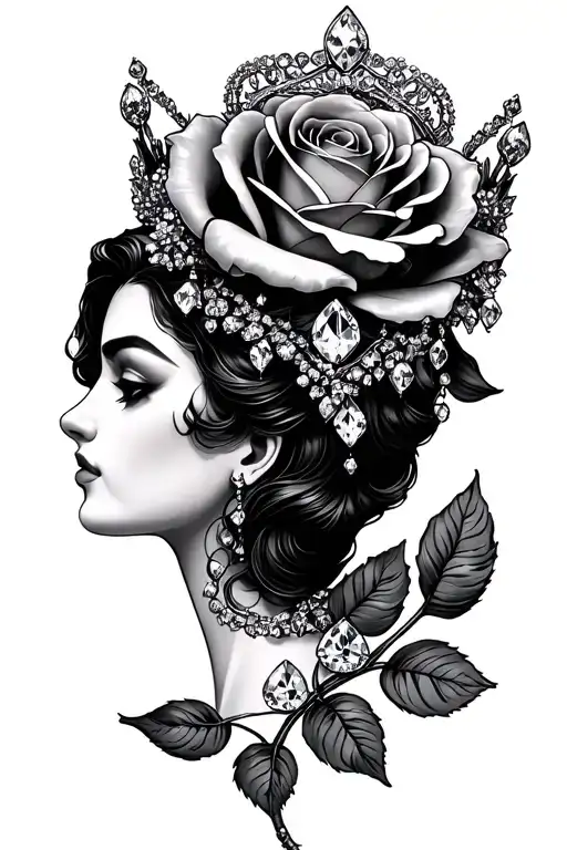 Pai Mae Rose Crown And Diamonds