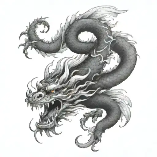 Japanese Dragon Fighting