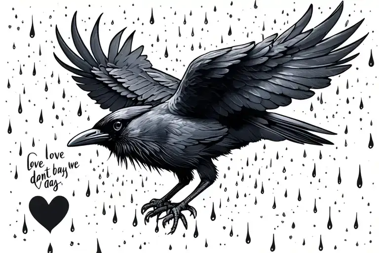 We Love Rainy Days Dont We Baby Raven