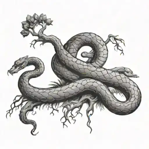 Serpent Wrapped Around Poison Tree