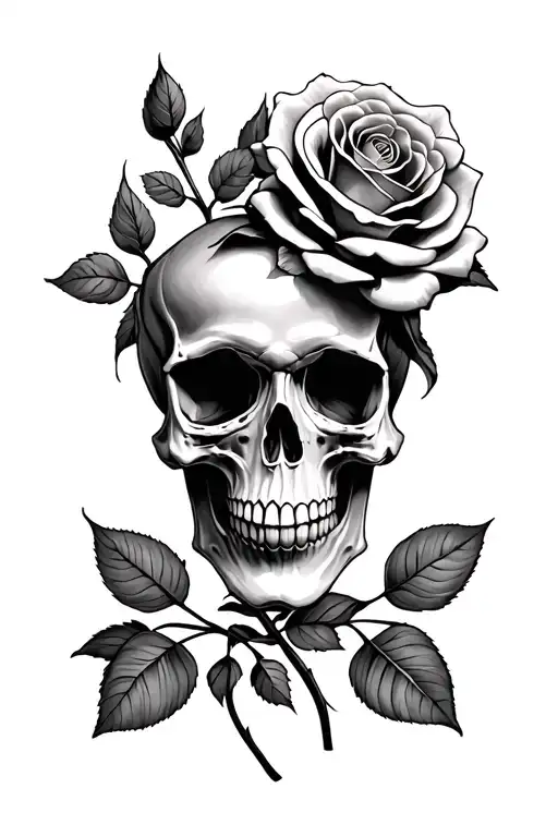 Roses And Mini Skulls