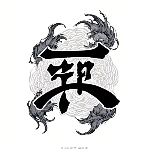 Chinese Letters In The Neck