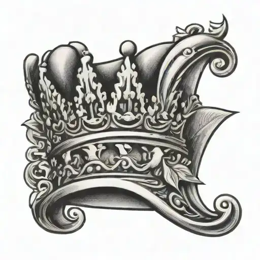 Letter Jr With Crown