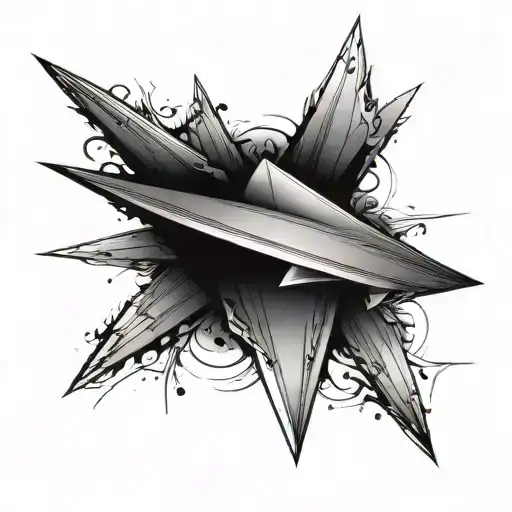 Paper Airplane Tattoo Inspired