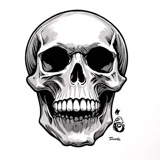 New School Skull