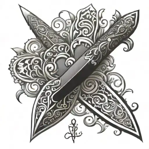 Turkish Dagger With Pattern