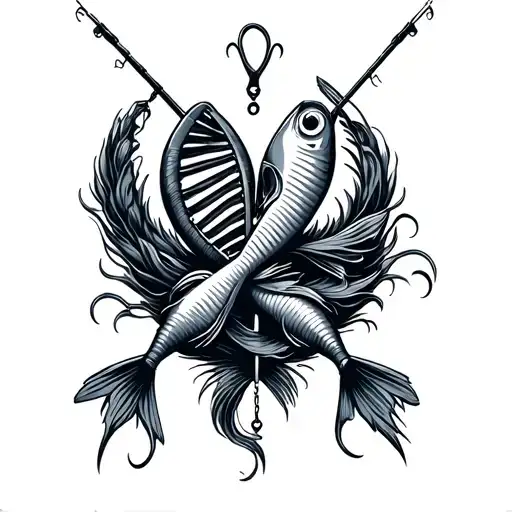 Dna Fishing Rods With Hooks