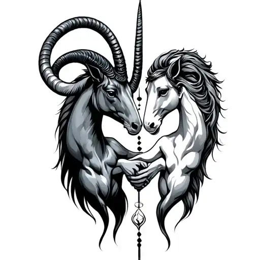 Capricorn And Capricorn Couple Holding Hands