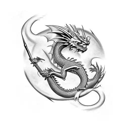 Dragon And Bass Clef