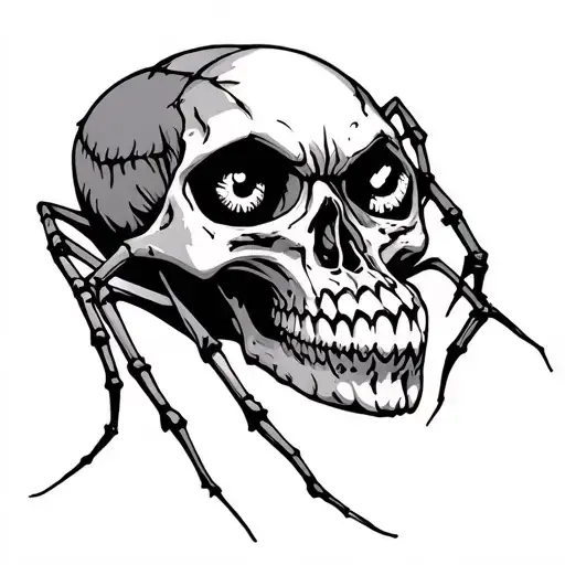 Spider Beck Skull Six Eye