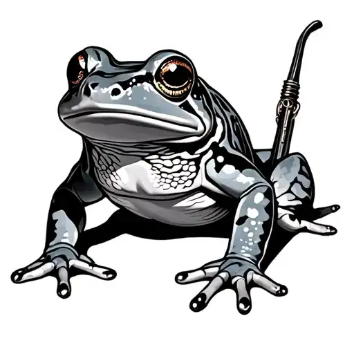 Western Frog With Revovler