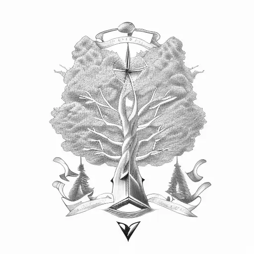 Family Tree With A Nautical Theme