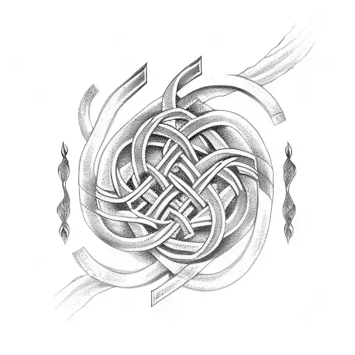 Nordic Knot Work Yggdrasil