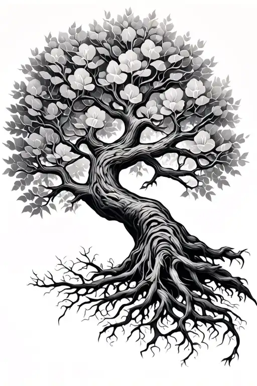 Tree Of Life Tree Intertwined