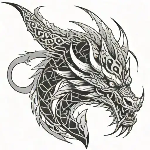 Neo Tribal Dragon