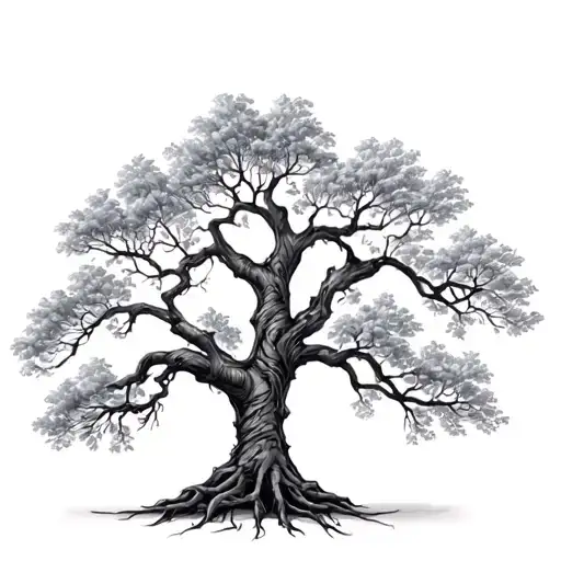 Family Tree Oak Tree Roots