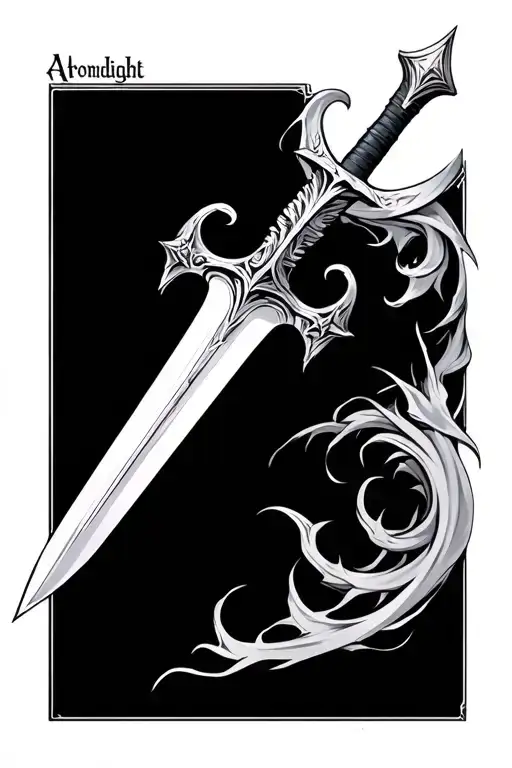 Aerondight Silver Sword From The Witcher